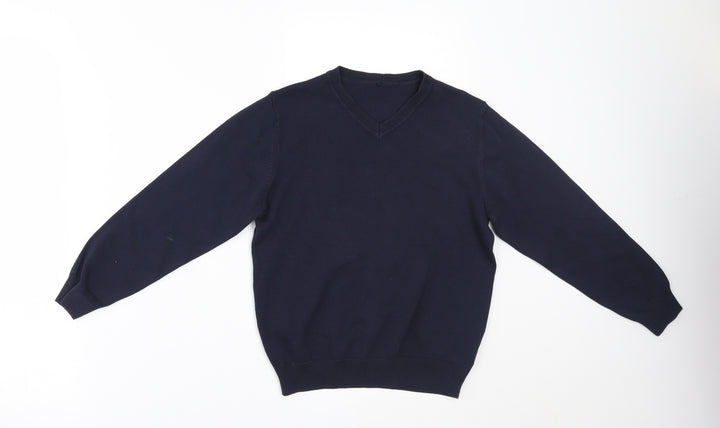 George Boys Blue Pullover Jumper Size 7-8 Years