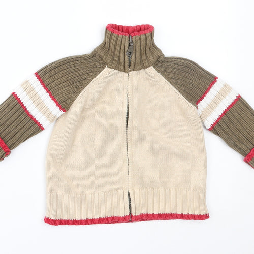 Early days Baby Beige   Full Zip Jumper Size 6-9 Months
