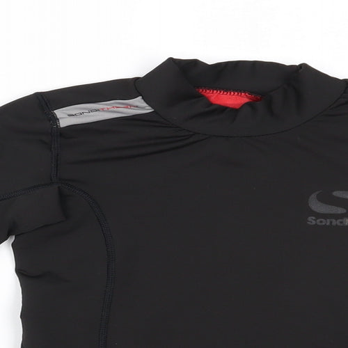 sandico Boys Black   Basic T-Shirt Size 7-8 Years