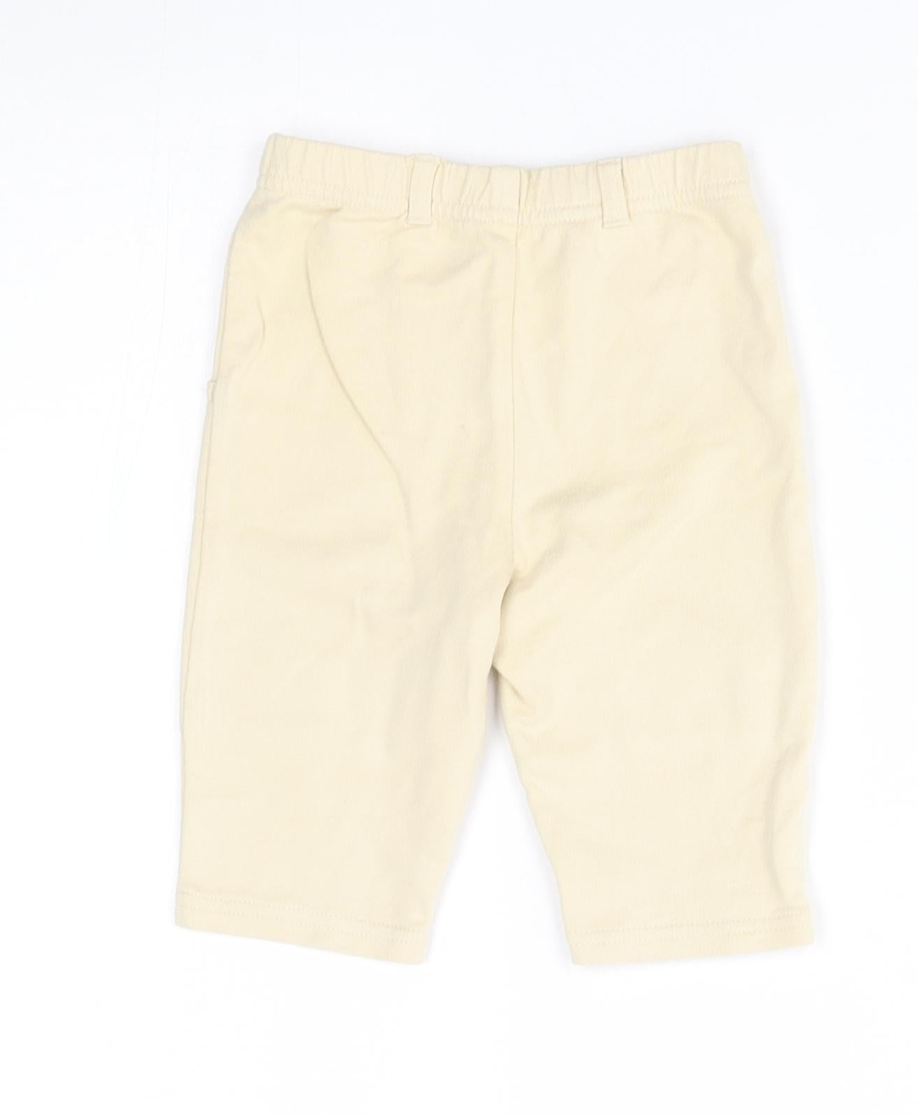 George Baby Beige   Jogger Trousers Size 3-6 Months