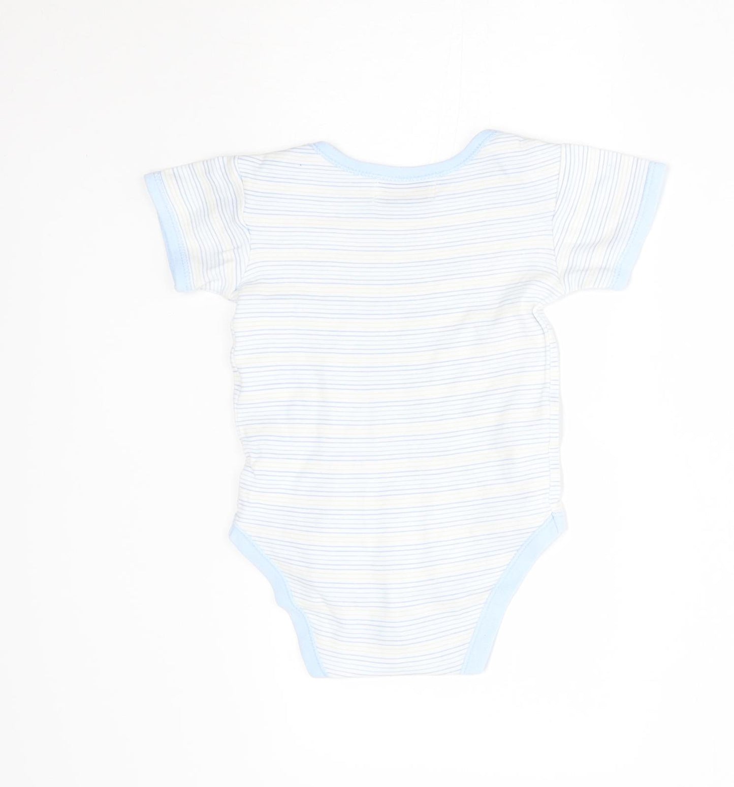 Early days Baby Blue Striped  Babygrow One-Piece Size 6-9 Months