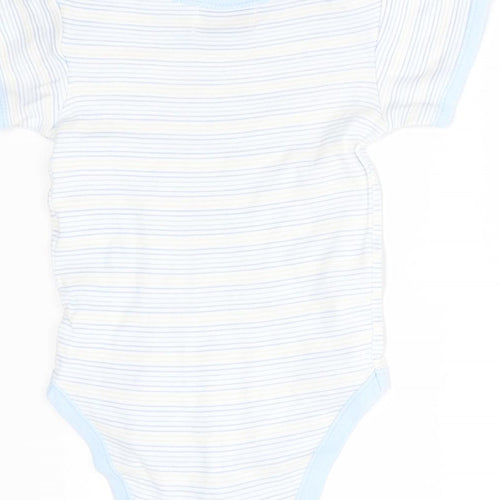 Early days Baby Blue Striped  Babygrow One-Piece Size 6-9 Months
