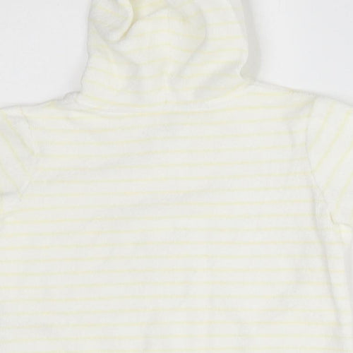 George Baby White Striped  Full Zip Jumper Size 3-6 Months