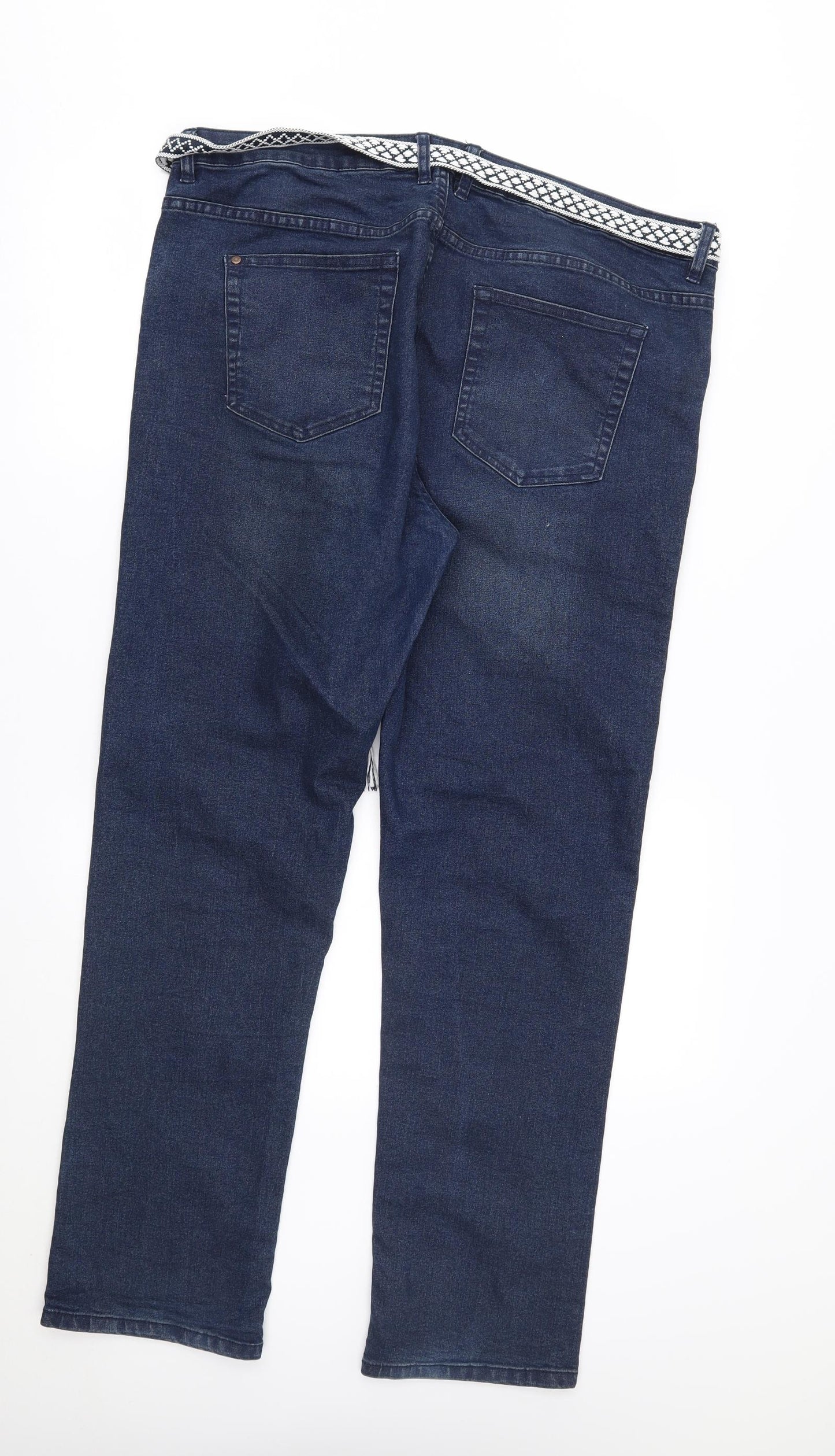 ESMARA Womens Blue   Straight Jeans Size 24 L31 in