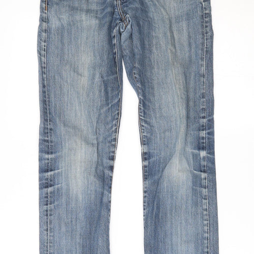 H&M Mens Blue   Straight Jeans Size 28 L28 in - sqin fit