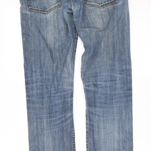 H&M Mens Blue   Straight Jeans Size 28 L28 in - sqin fit