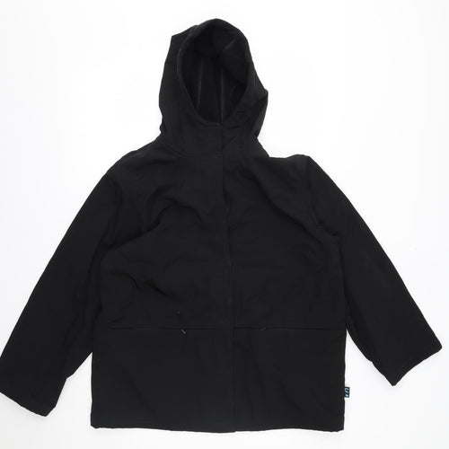 Tesco Womens Black   Jacket  Size 16  - velcro