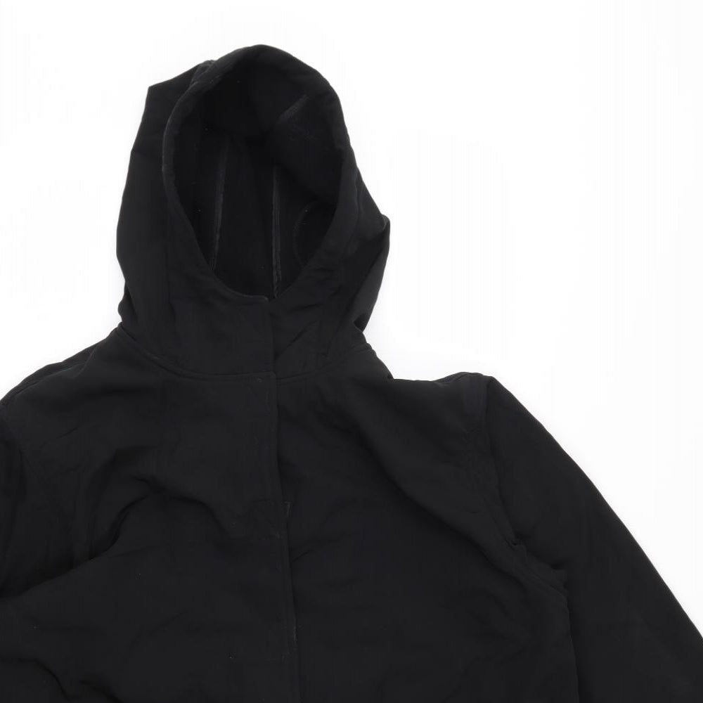 Tesco Womens Black   Jacket  Size 16  - velcro