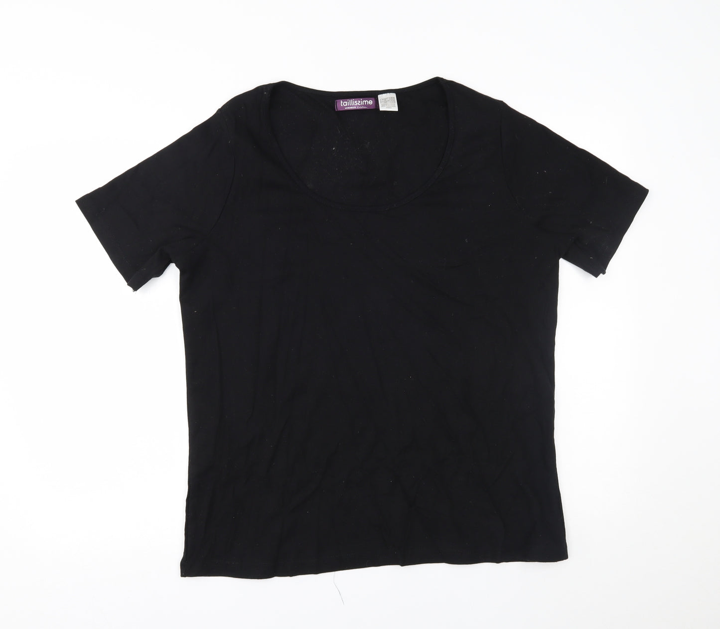 La Redoute Womens Black   Basic T-Shirt Size 16