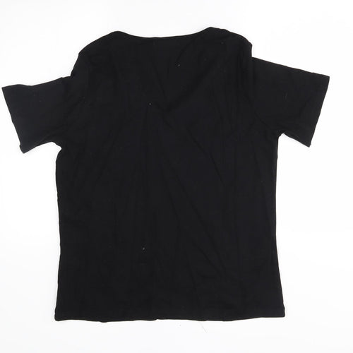 La Redoute Womens Black   Basic T-Shirt Size 16