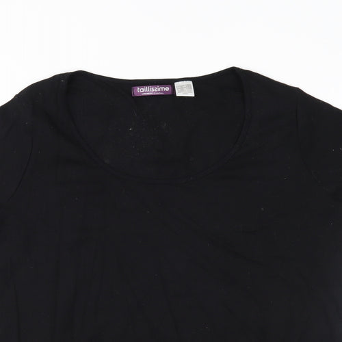 La Redoute Womens Black   Basic T-Shirt Size 16