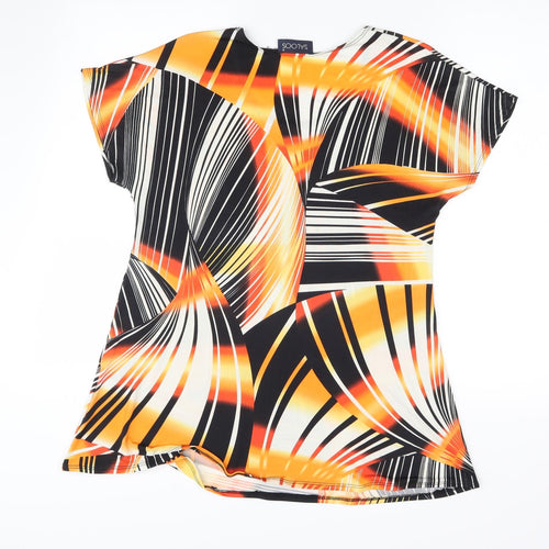 Saloos Womens Orange   Basic Blouse Size M