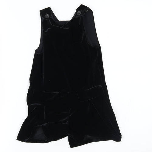 NEXT Girls Black   Dungaree One-Piece Size 3 Years