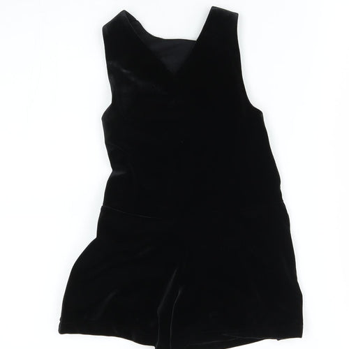 NEXT Girls Black   Dungaree One-Piece Size 3 Years