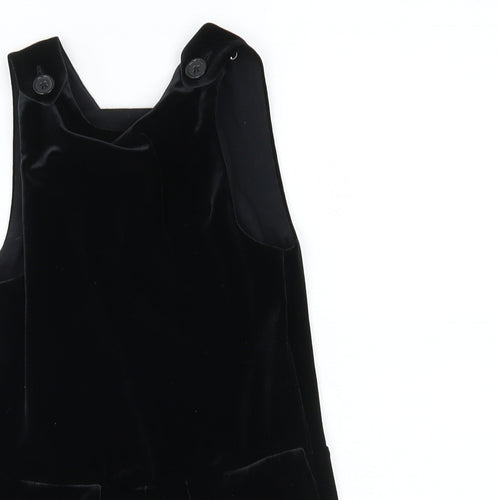 NEXT Girls Black   Dungaree One-Piece Size 3 Years