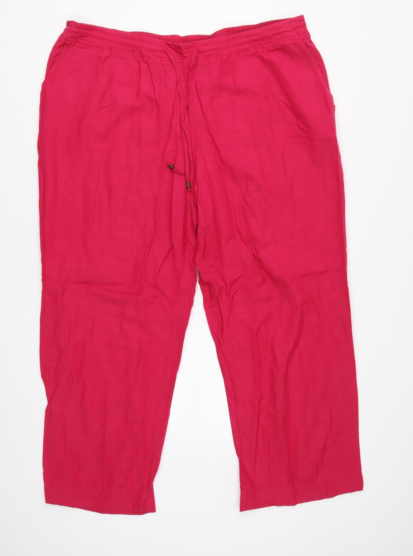 Marisota Womens Pink   Trousers  Size 24 L27 in