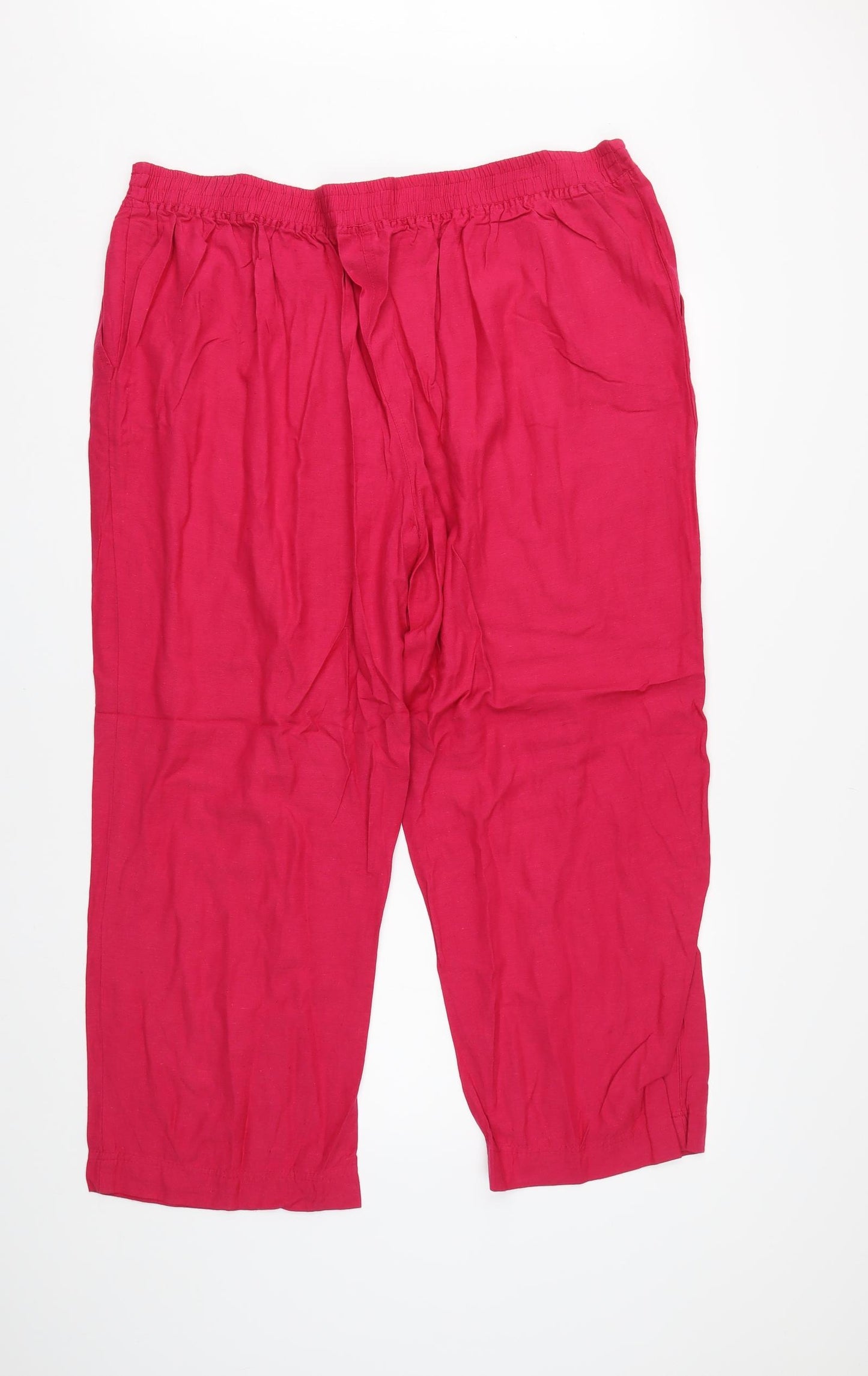 Marisota Womens Pink   Trousers  Size 24 L27 in