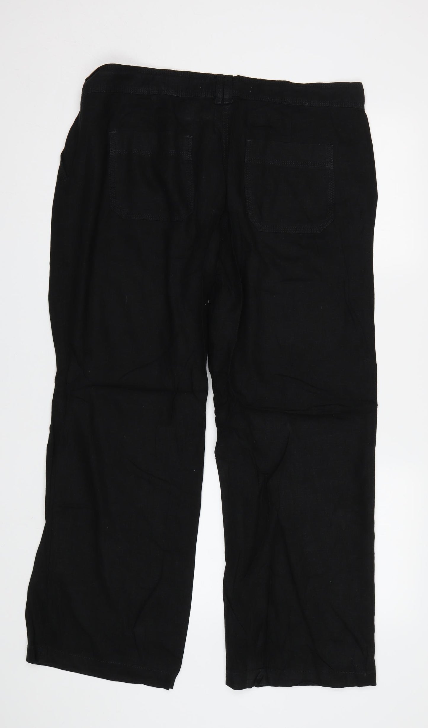 NEXT Womens Black   Trousers  Size 16 L29 in