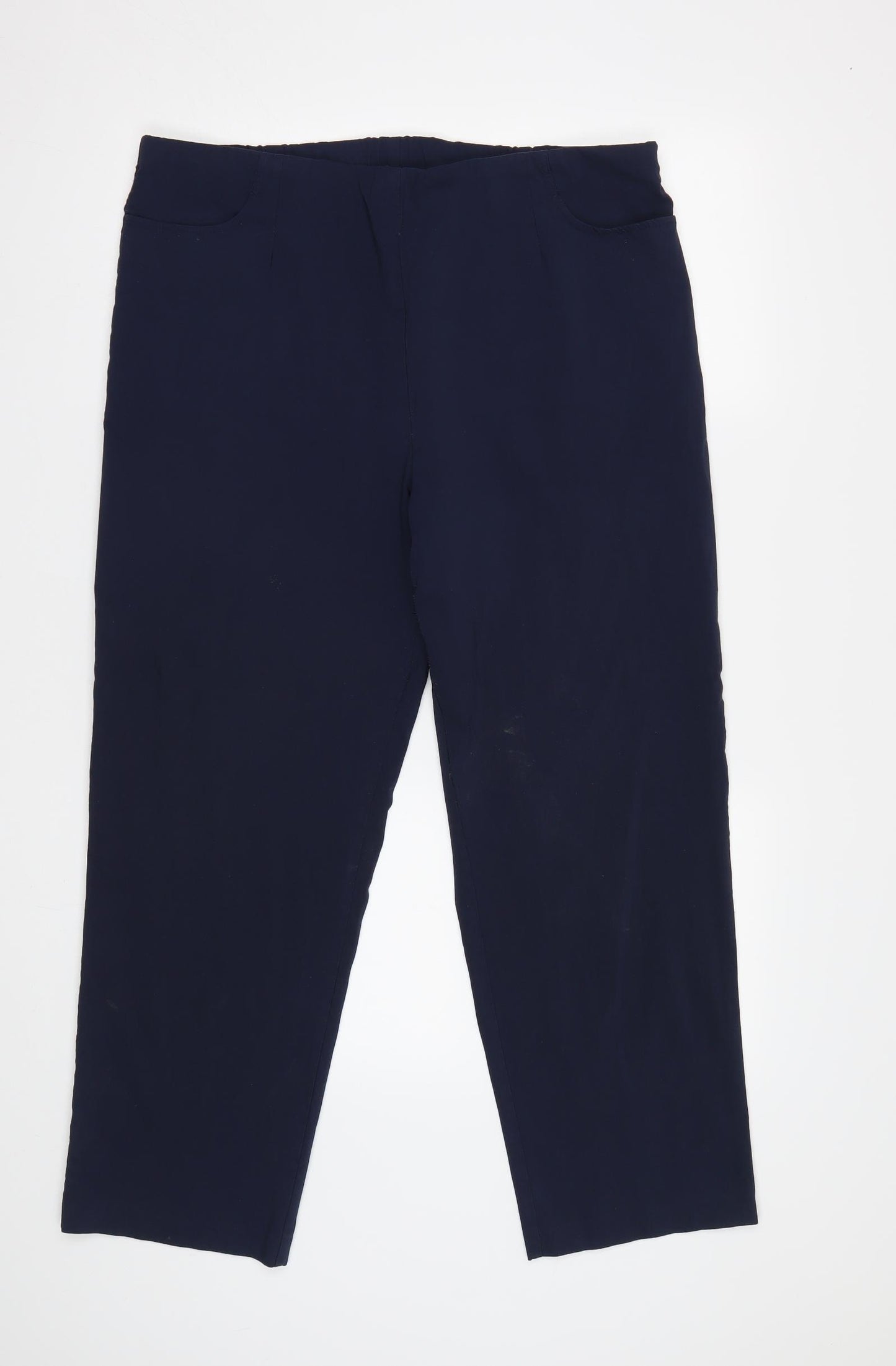 Box2 Womens Blue   Trousers  Size 20 L27 in