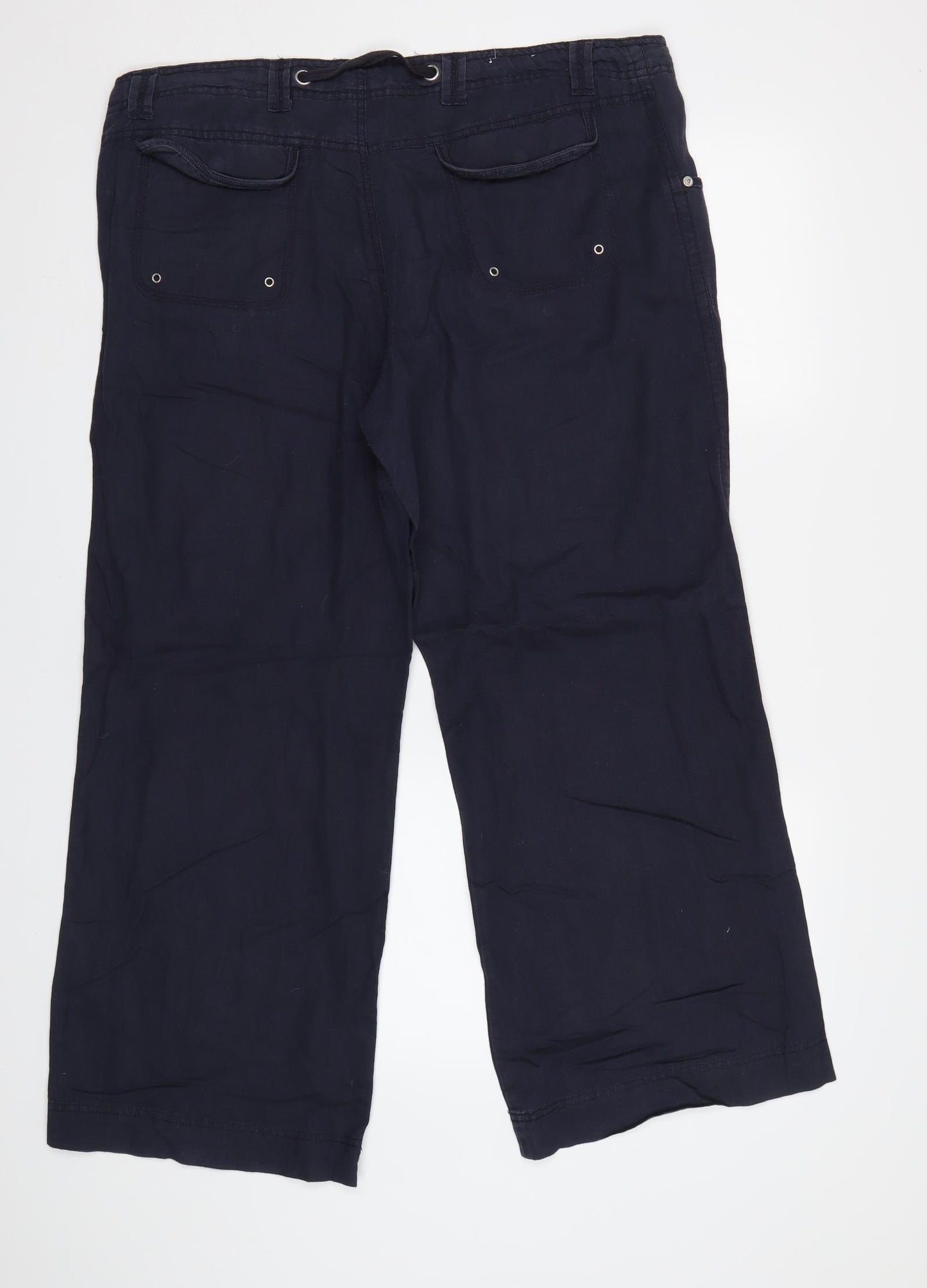 New Look Womens Blue   Trousers  Size 16 L28 in