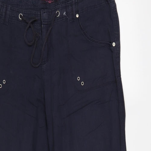 New Look Womens Blue   Trousers  Size 16 L28 in
