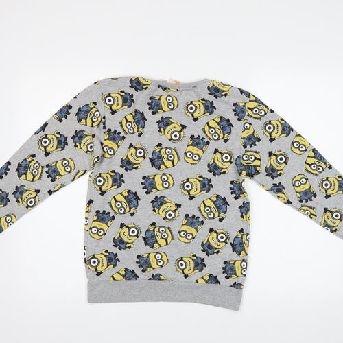 Primark Womens Grey   Pullover Sweatshirt Size XS  - Minions