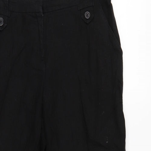 New Look Womens Black   Trousers  Size 14 L28 in