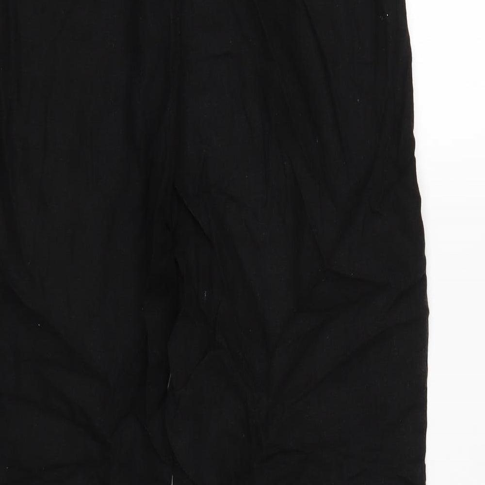 New Look Womens Black   Trousers  Size 14 L28 in
