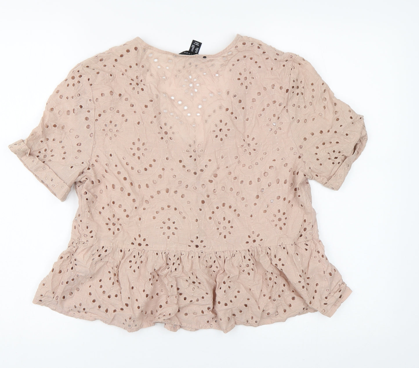 New Look Womens Beige   Basic Blouse Size 14