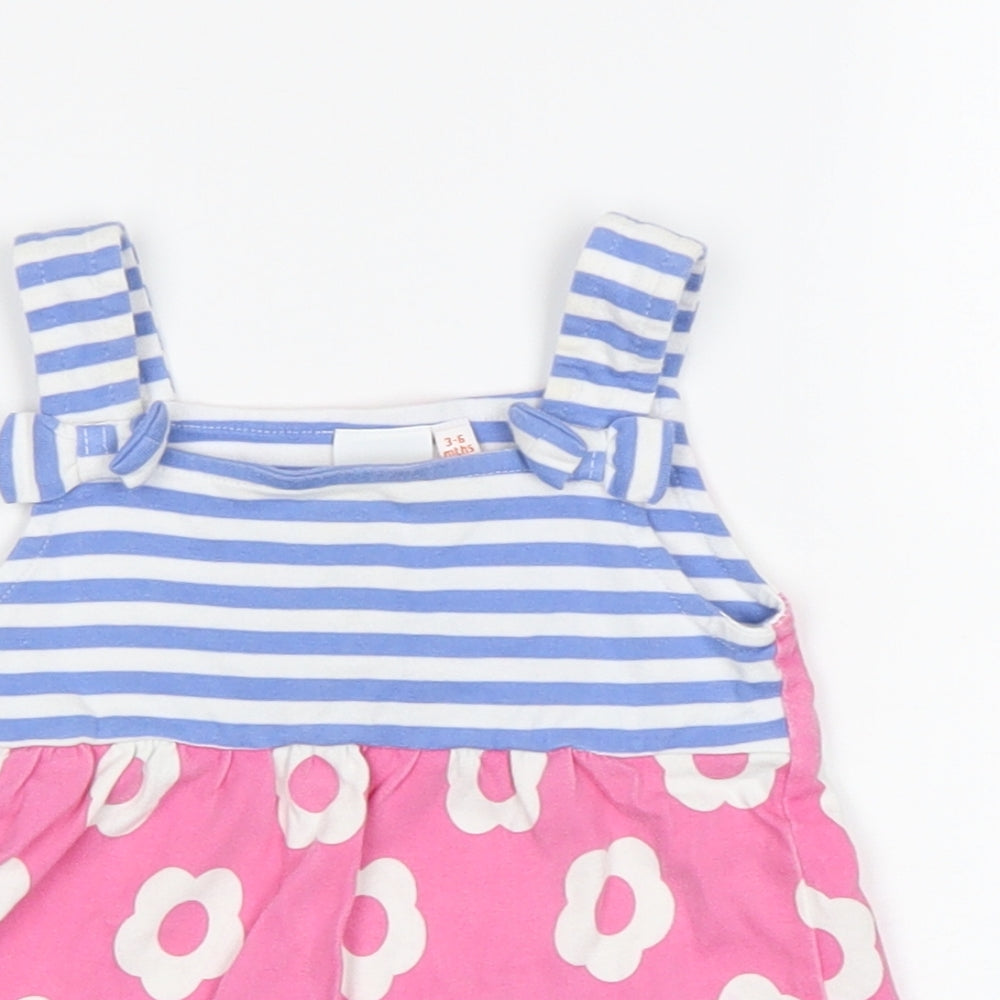 BlueZoo Baby Pink Floral  A-Line  Size 3-6 Months