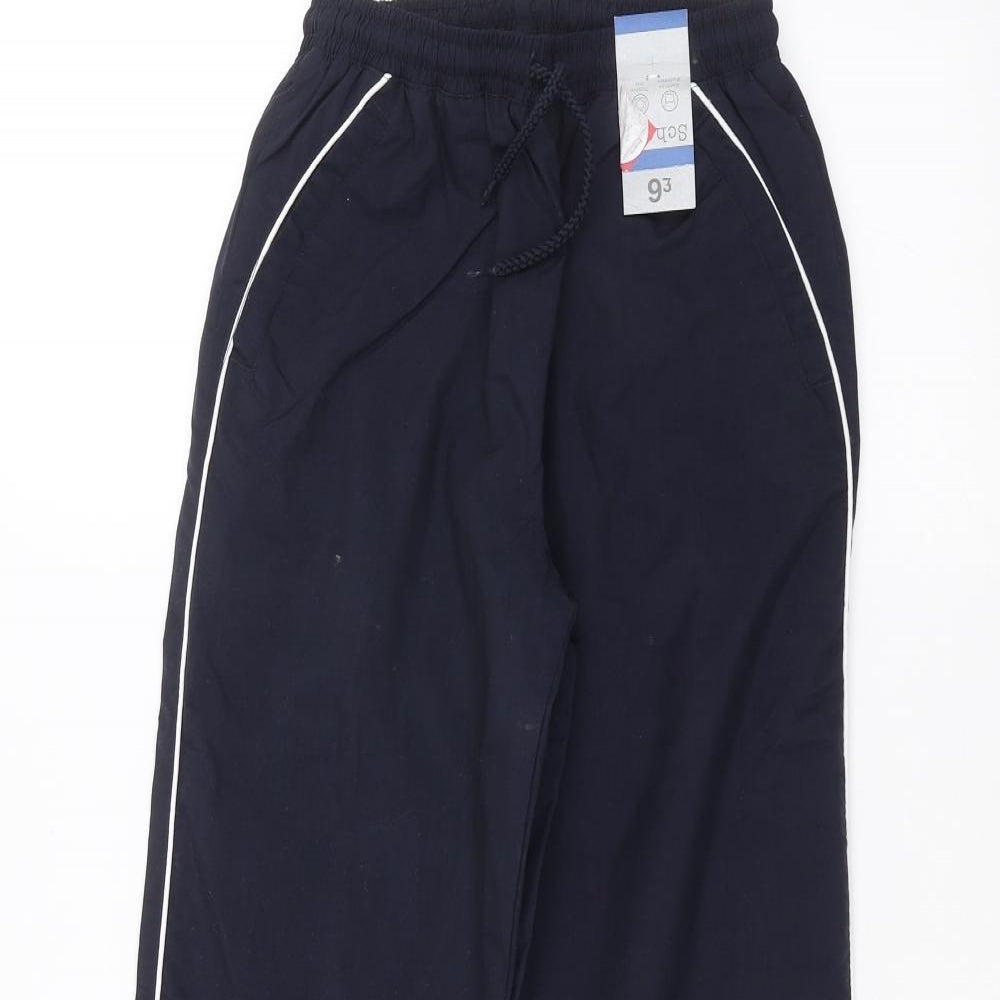 School life Boys Blue   Sweatpants Trousers Size 10 Years
