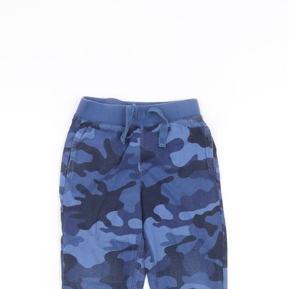 Gap Girls Blue Camouflage  Sweatpants Trousers Size 3 Years