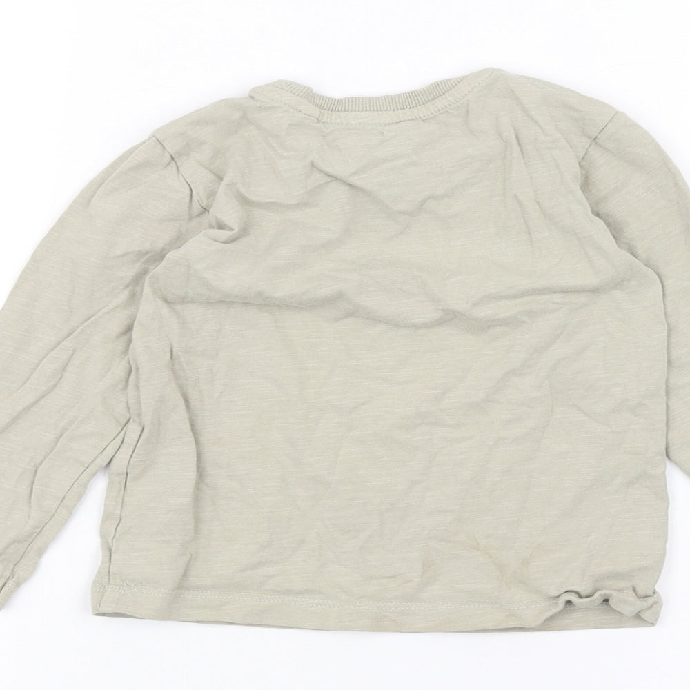 NEXT Girls Brown   Basic T-Shirt Size 2-3 Years