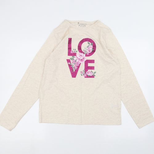 Primark Girls White   Pullover T-Shirt Size 14-15 Years