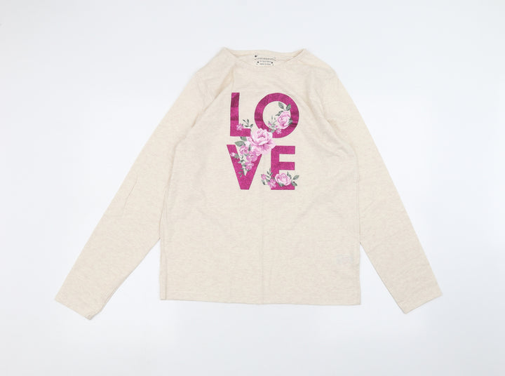 Primark Girls White   Pullover T-Shirt Size 14-15 Years