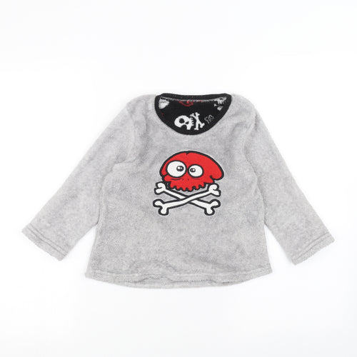 Primark Girls Grey   Pullover Jumper Size 5-6 Years