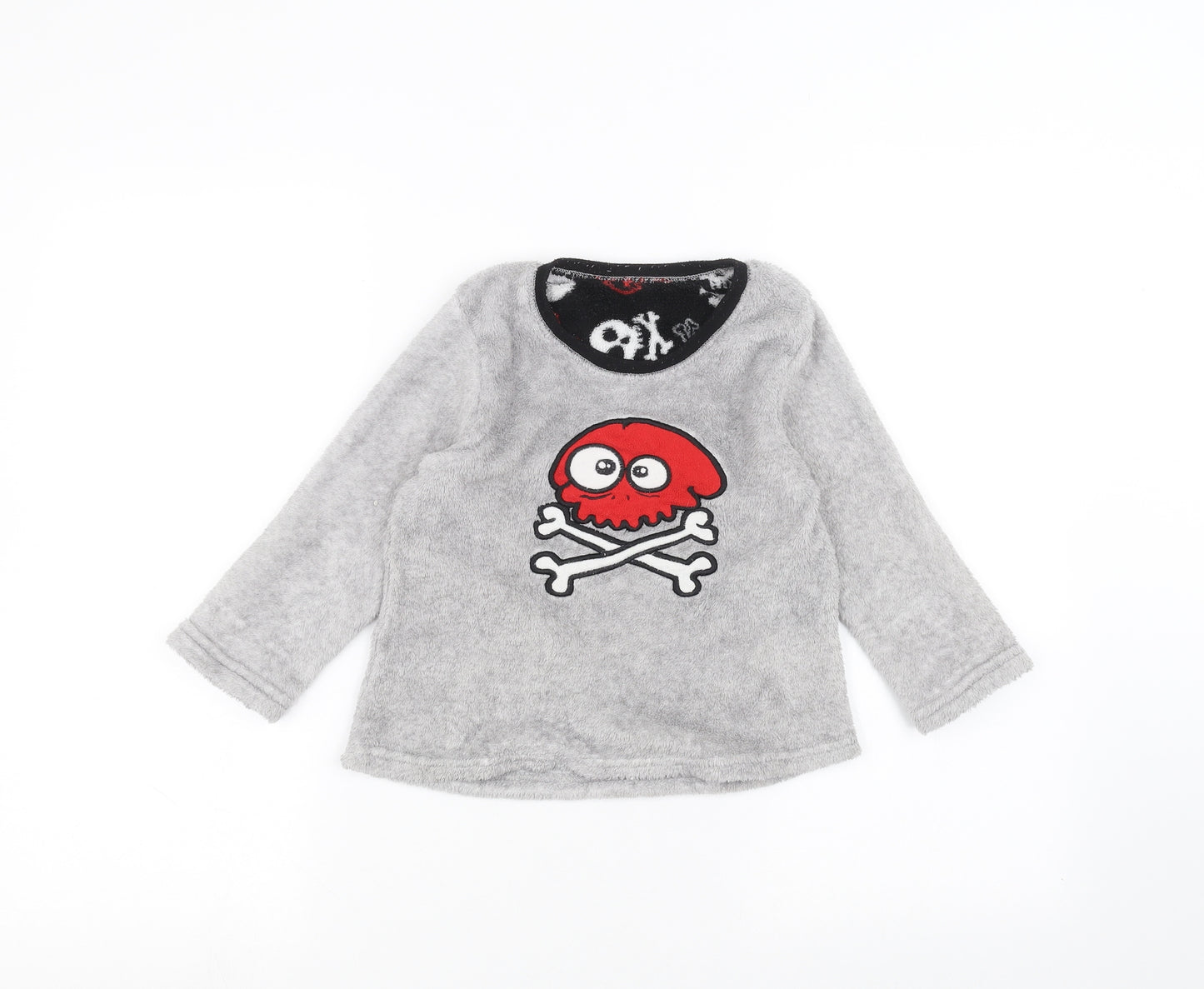 Primark Girls Grey   Pullover Jumper Size 5-6 Years
