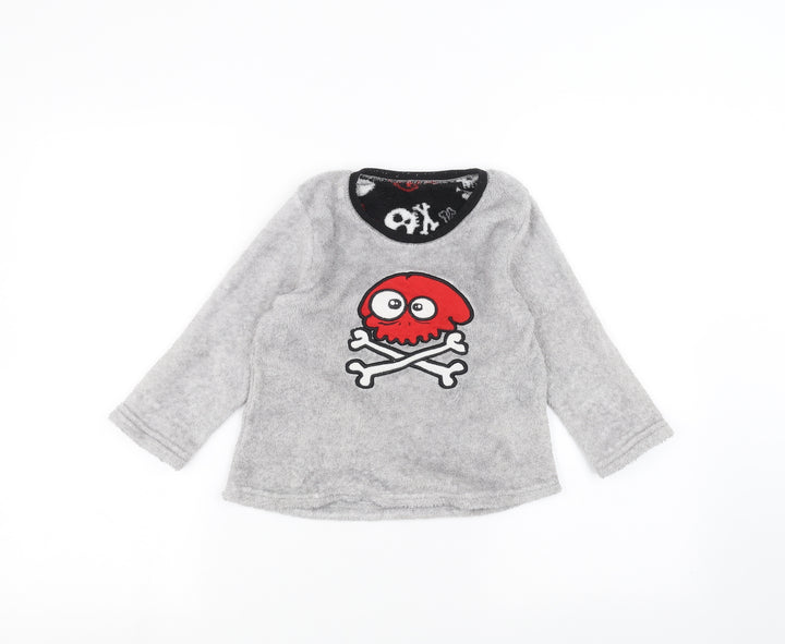 Primark Girls Grey   Pullover Jumper Size 5-6 Years