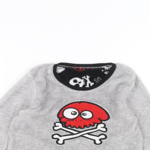 Primark Girls Grey   Pullover Jumper Size 5-6 Years