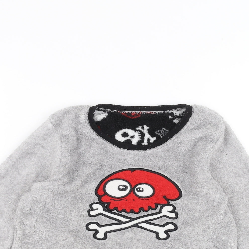Primark Girls Grey   Pullover Jumper Size 5-6 Years