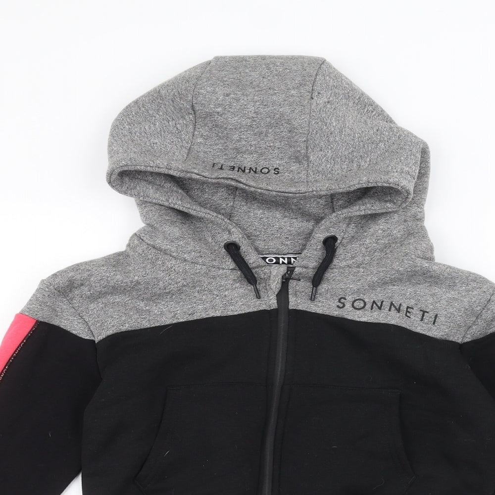 Sonneti Girls Grey   Full Zip Hoodie Size 12-13 Years