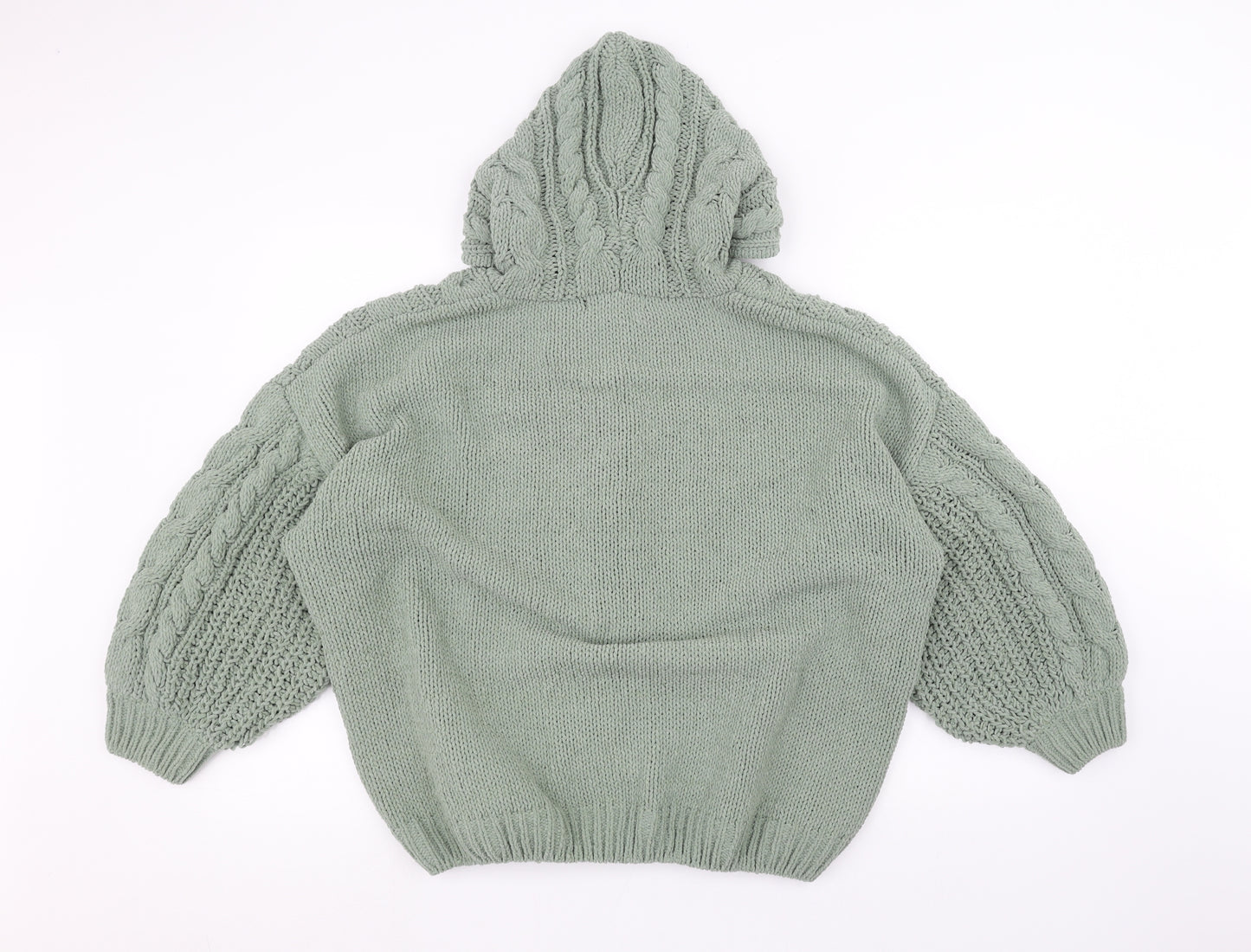 Primark Womens Green   Full Zip Hoodie Size XL