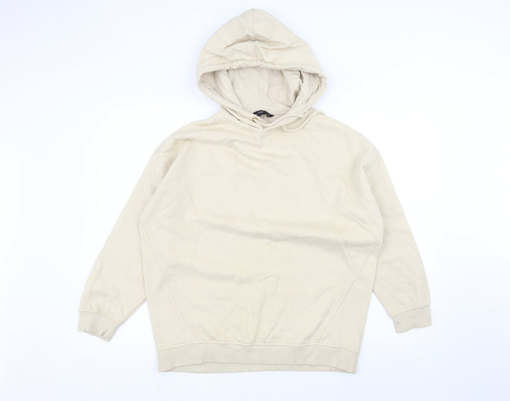 F&F Womens Beige   Pullover Hoodie Size 10