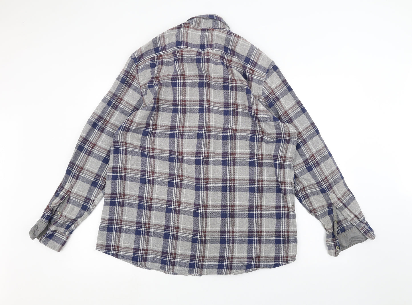 George Mens Grey    Dress Shirt Size XL