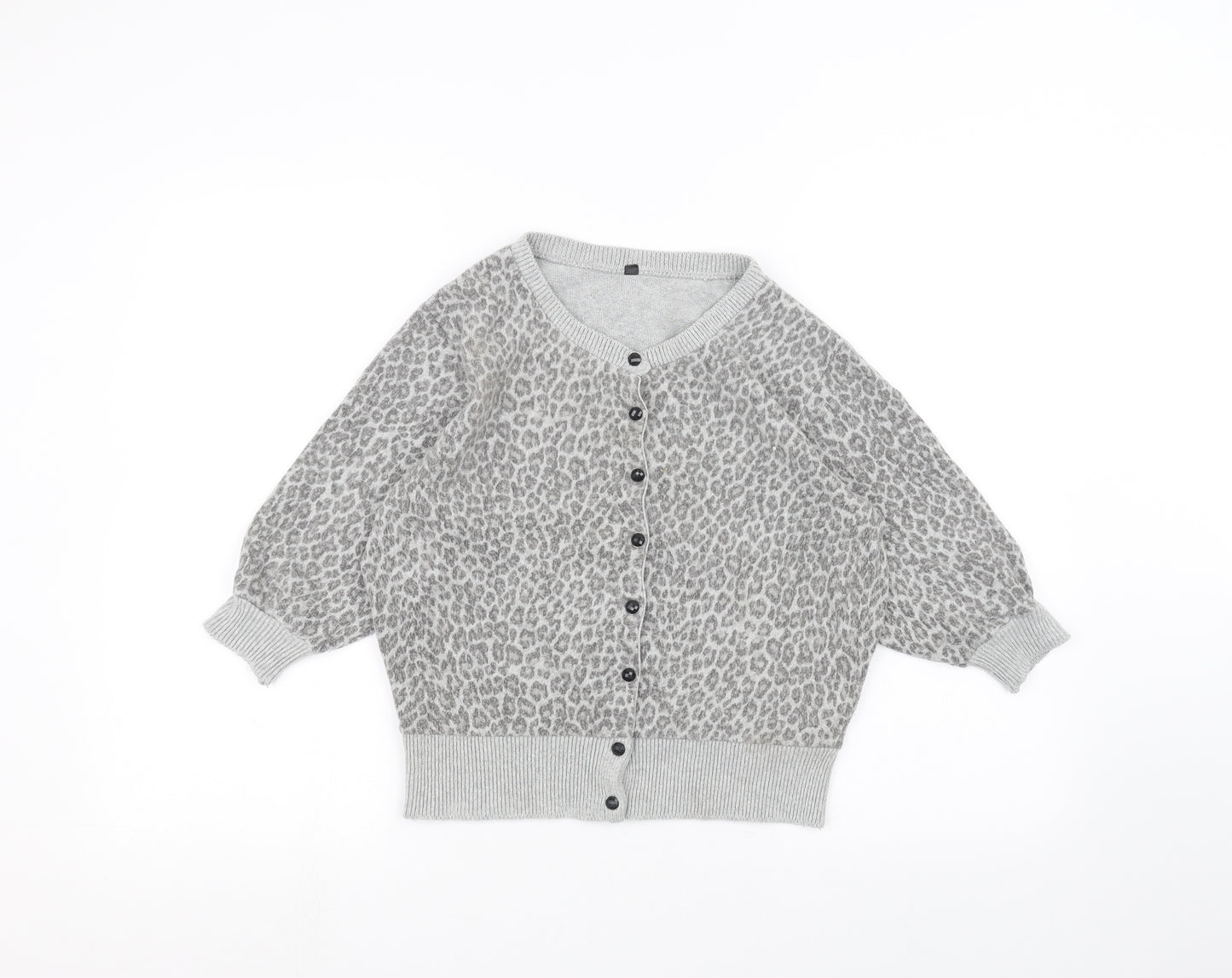 Preworn Womens Grey   Cardigan Jumper Size M