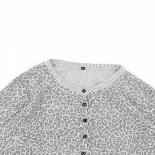 Preworn Womens Grey   Cardigan Jumper Size M