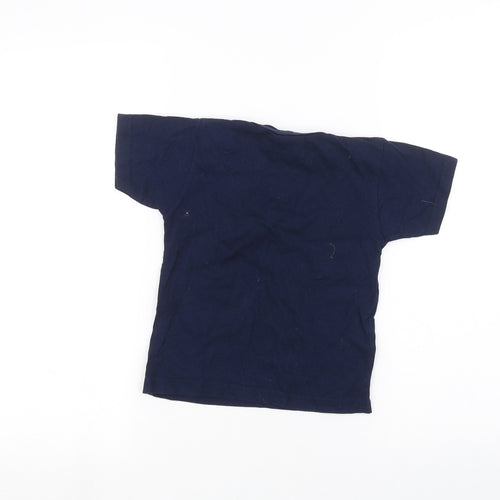 french spirit Boys Blue   Basic T-Shirt Size 2 Years