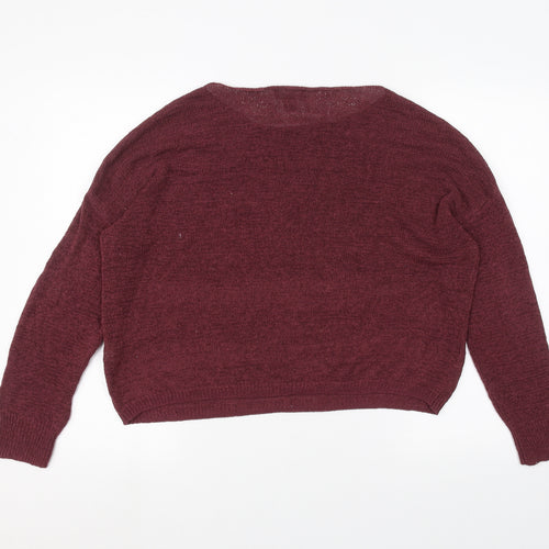 Primark Womens Red   Pullover Jumper Size M