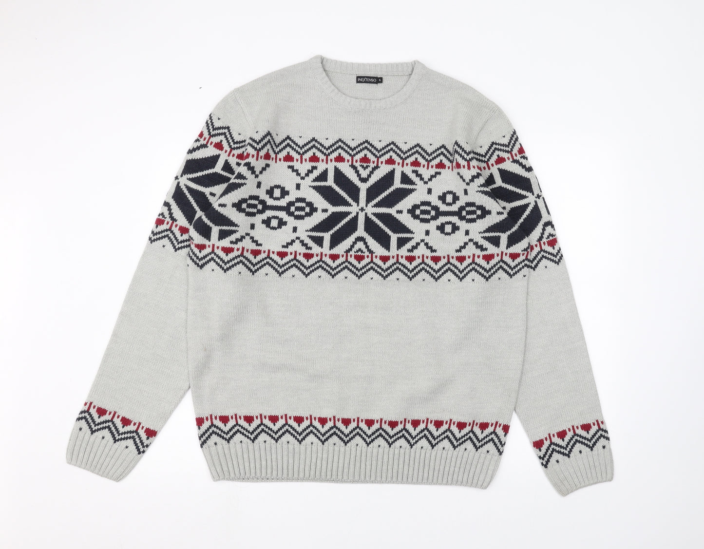 inextenso Mens Grey   Pullover Jumper Size XL