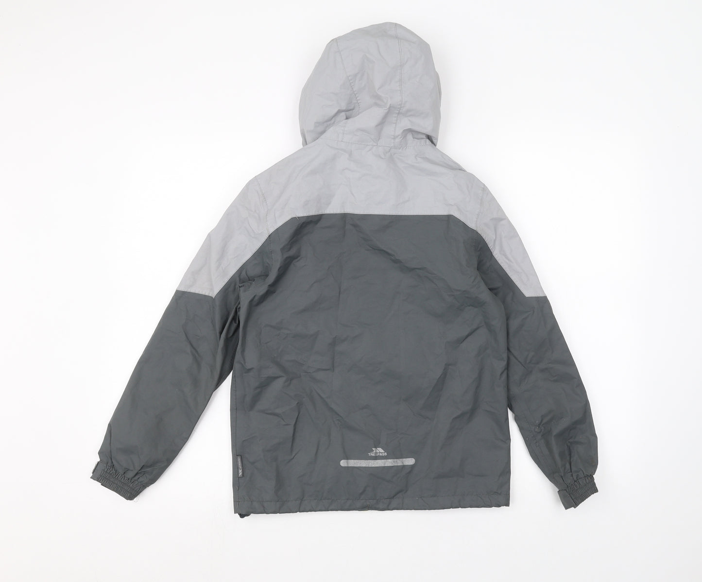 Trespass Girls Grey   Rain Coat Coat Size 9-10 Years
